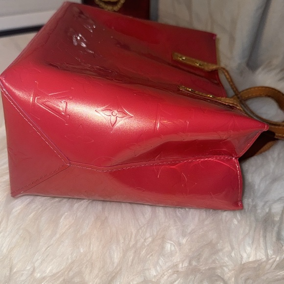 Louis Vuitton Framboise Monogram Vernis Reade PM Bag GUC - Picture 11 of 13